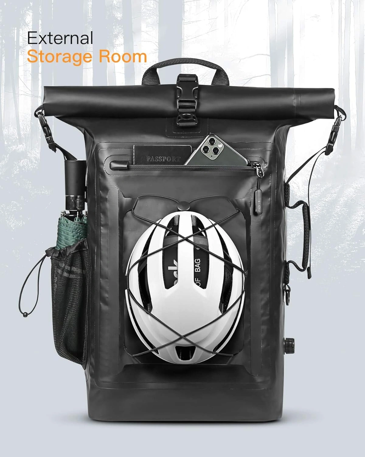Balo du lịch chống nước Inateck Roll Top Waterproof Bicycle (BP06001) | Inateck Việt Nam Phân Phối Chính Hãng