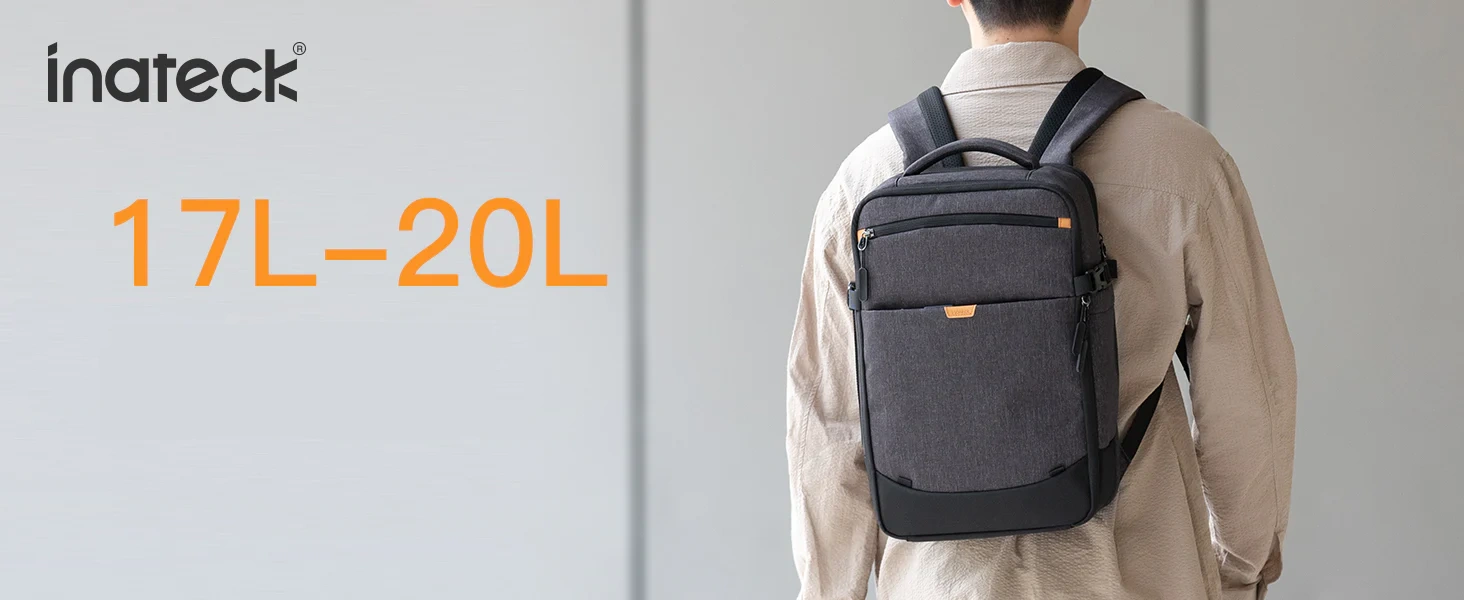 Balo Laptop 14-inch Inateck Expandable Carry-On Travel Backpack Dung Tích 20L - BP03006