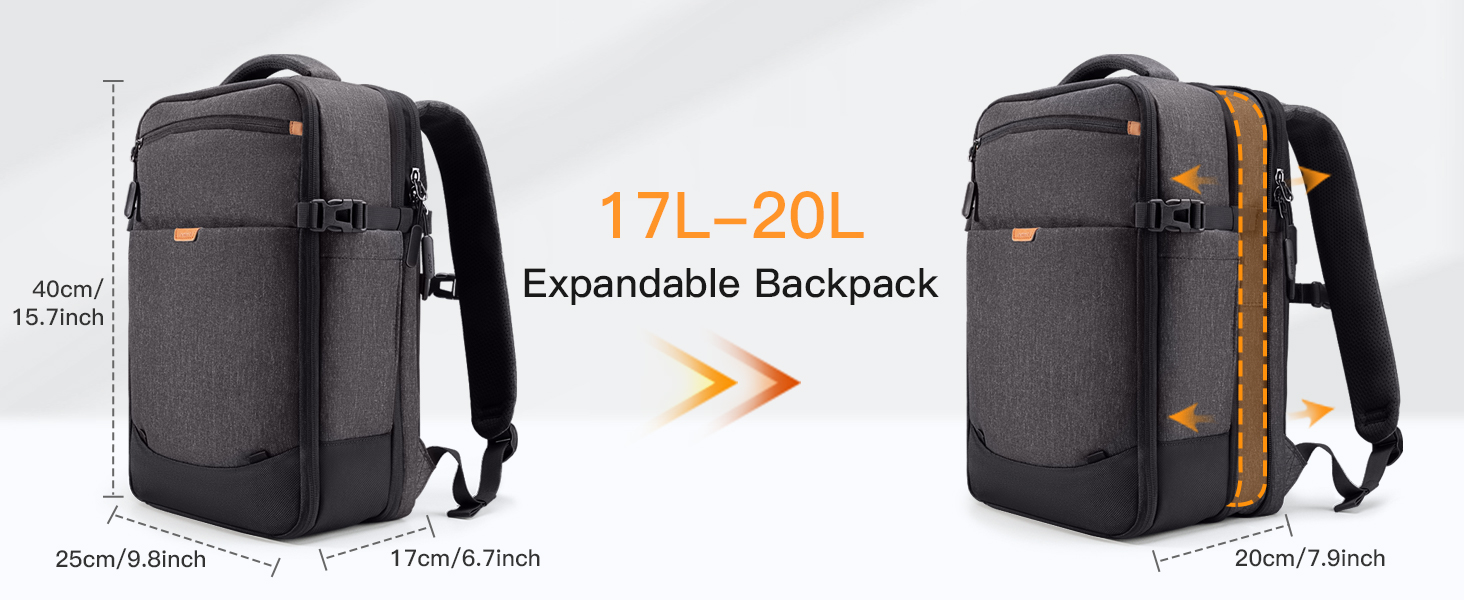 Balo-laptop-14-inch-inateck-expandable-carry-on-travel-backpack-20l-bp03006-black-13