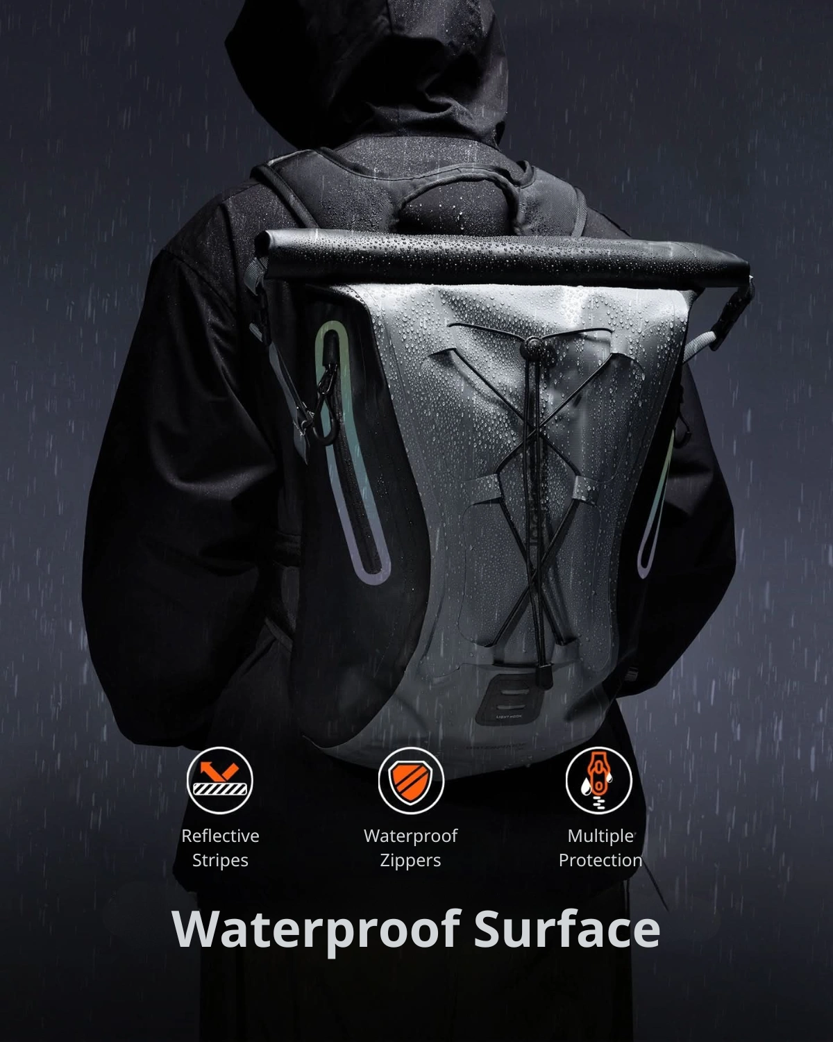 Balo du lịch chống nước Inateck Roll Top Cycling & Hiking (Waterproof) - BP06003 | Inateck Việt Nam Phân Phối Chính Hãng