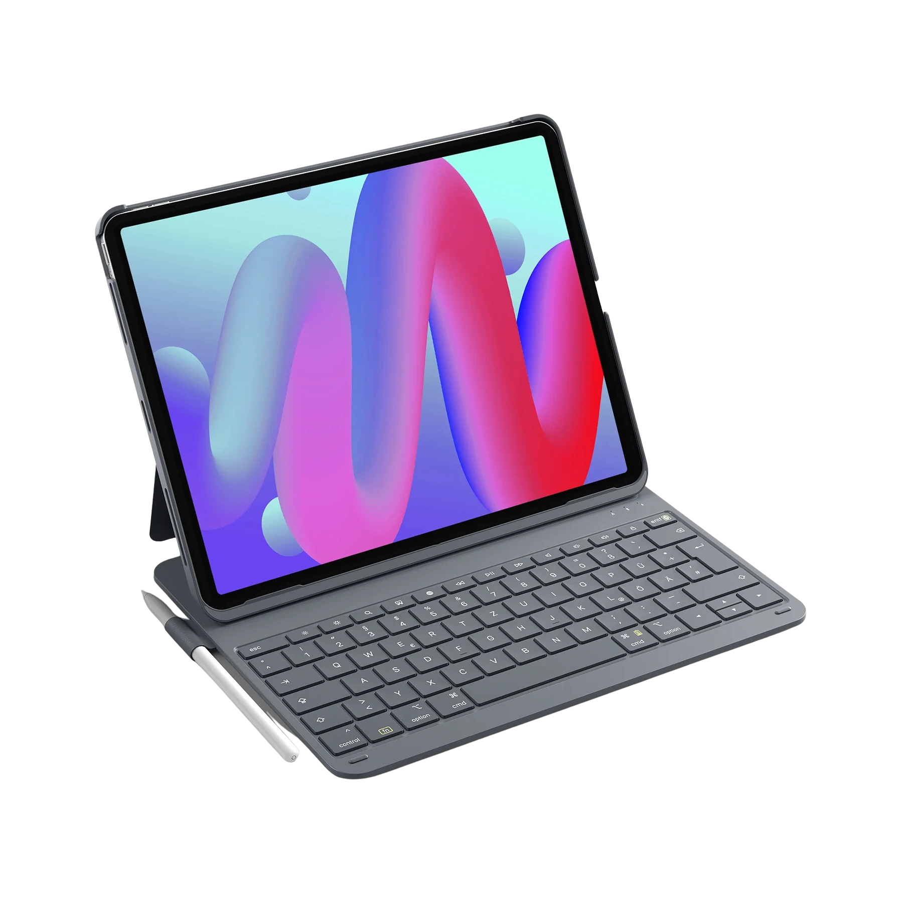Bàn Phím Kiêm Bao Da Cho iPad inateck AirTap BK2007-13 | Inateck.VN Phân Phối Chính Hãng