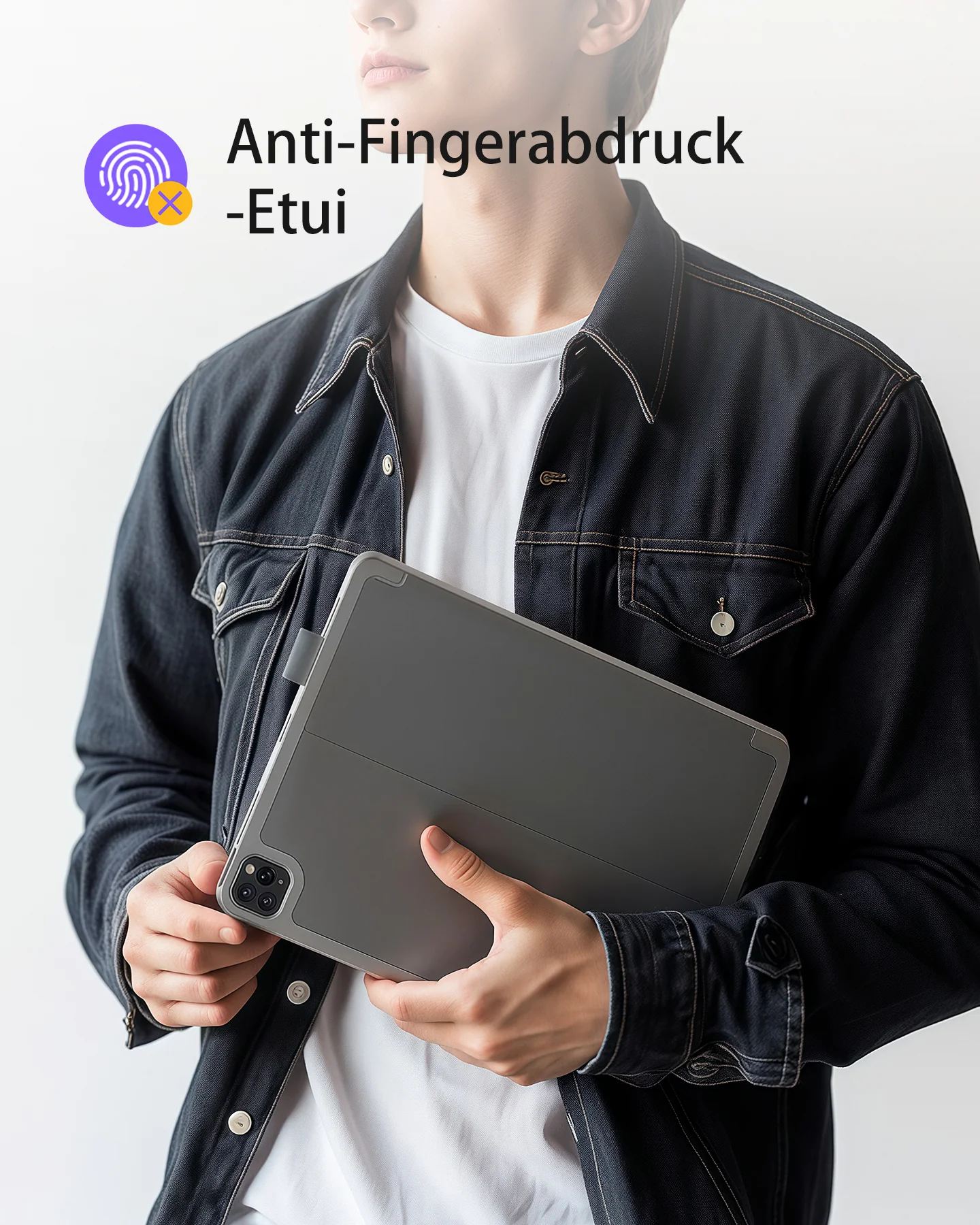 Bàn Phím Kiêm Bao Da Cho iPad inateck AirTap BK2007-13 | Inateck.VN Phân Phối Chính Hãng