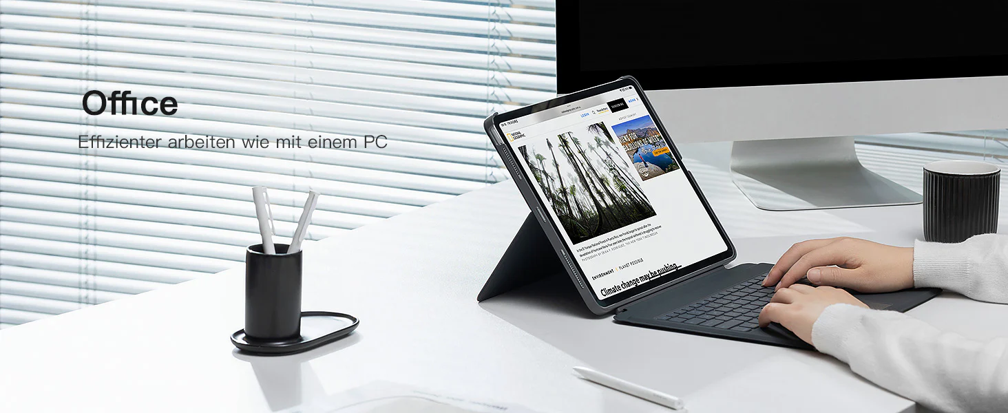 Bàn Phím Kêt Hợp Ốp Lưng iPad inateck Acetouch Led RGB - KB04118 | Inateck.VN Phân Phối Chính Hãng
