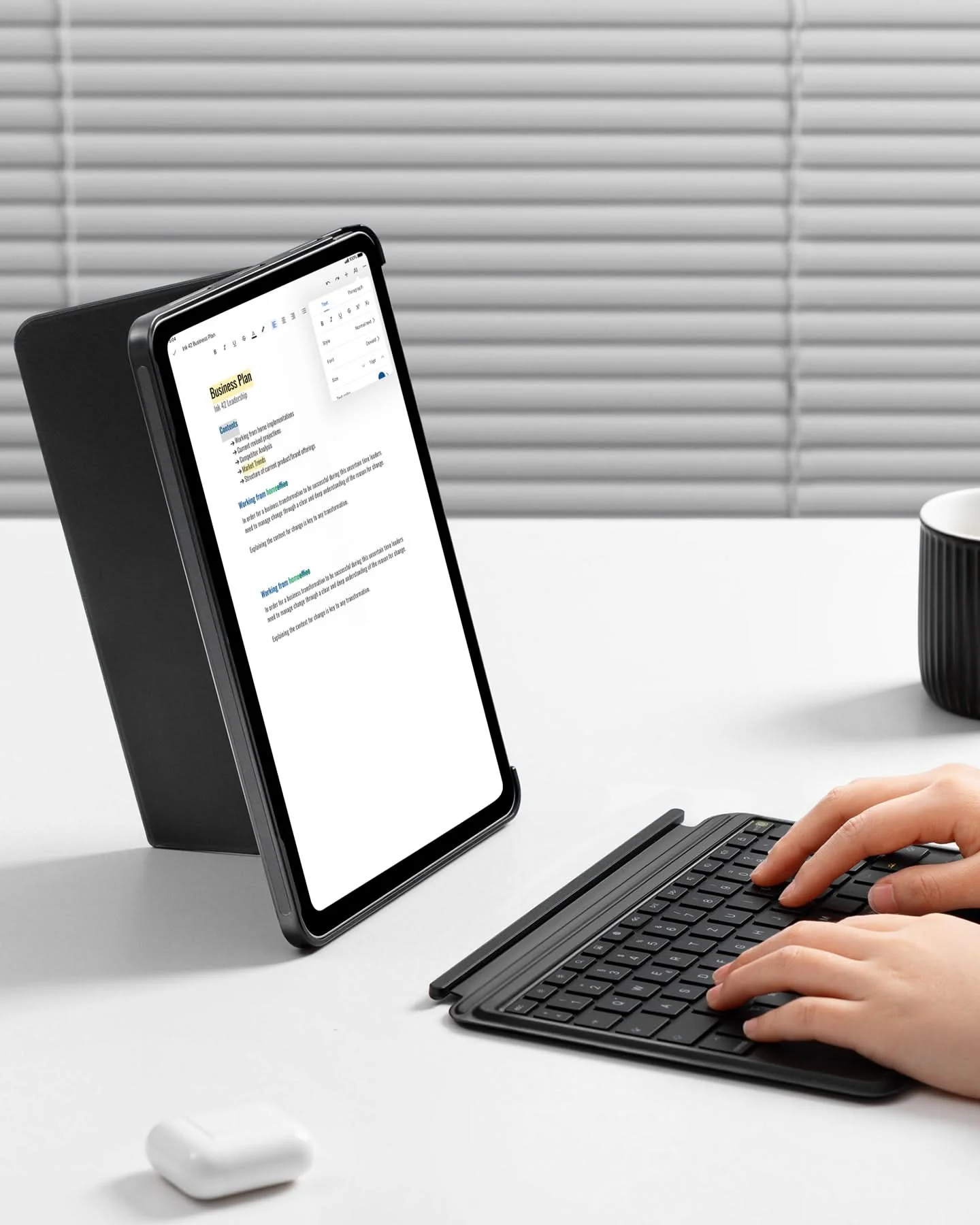 Bàn Phím Kiêm Ốp Lưng iPad inateck Acetouch Led RGB - KB04111 | Inateck.VN Phân Phối Chính Hãng