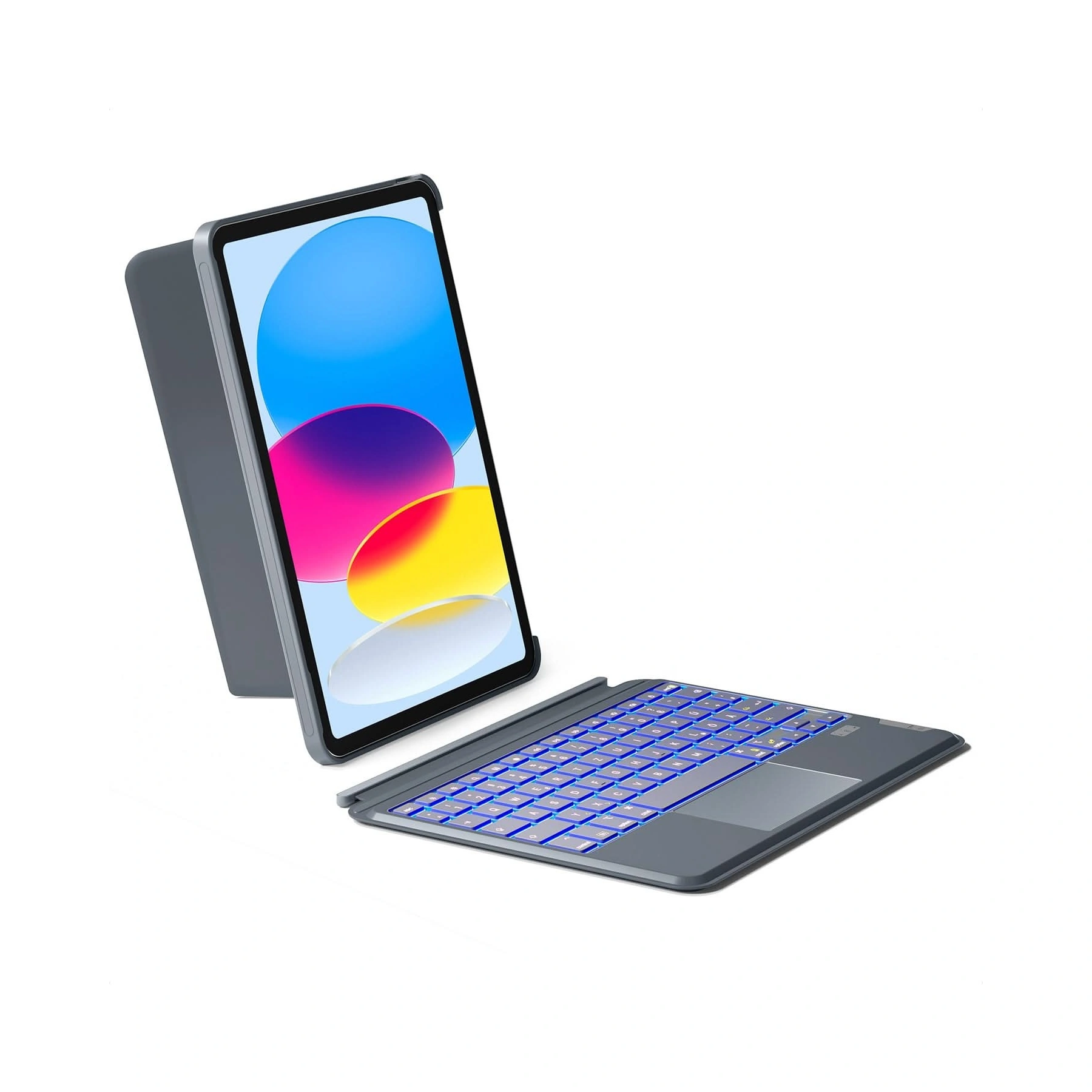 Bàn Phím hết hợp Ốp Lưng iPad inateck Acetouch Led RGB - KB04112 | Inateck.VN Phân Phối Chính Hãng