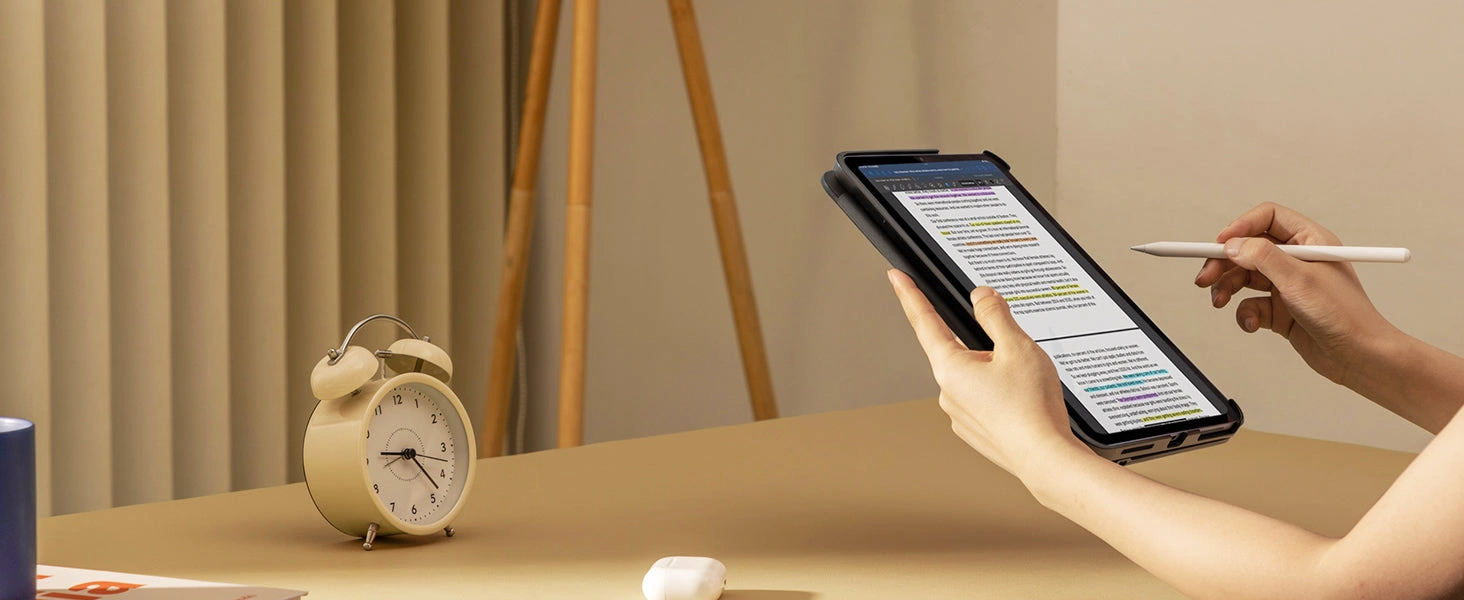 Bàn Phím Bluetooth Kiêm Bao Da Cho iPad 11/10 Air & iPad Pro 11 inateck AirTap - BK2007 | Inateck Việt Nam Phân Phối Chính Hãng
