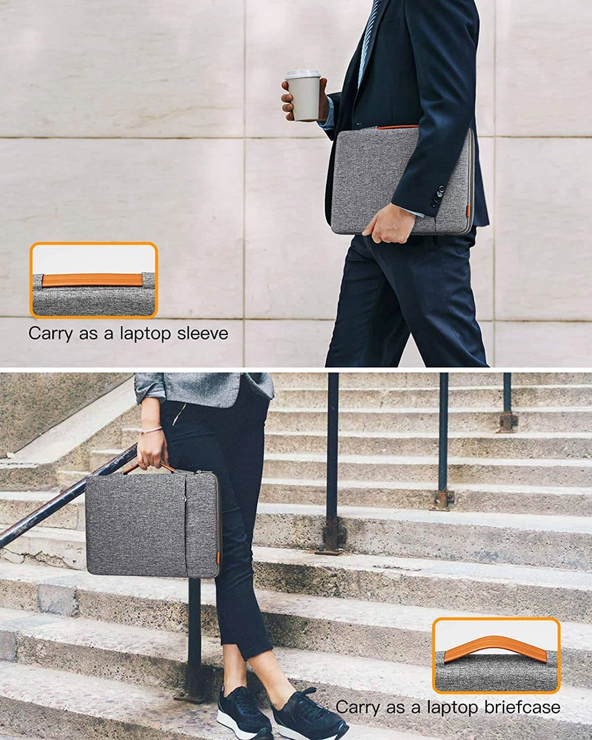 Túi xách Laptop Macbook EdgeKeeper 360° B1 - LB02006 | Inateck Việt Nam Phân Phối Chính Hãng